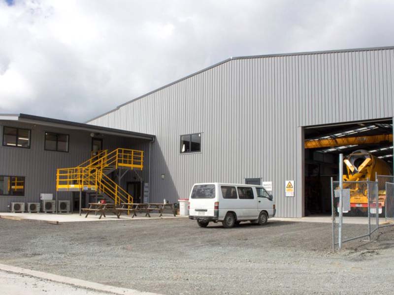 Steel Fabrication Workshop with Truck Access Bay