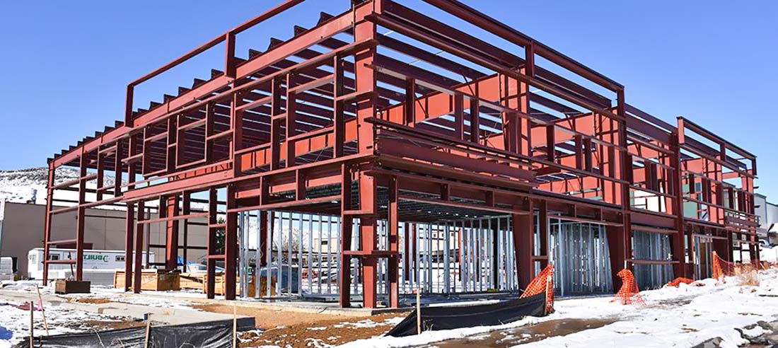 Steel Structure Framework - Multi Storey Building Project