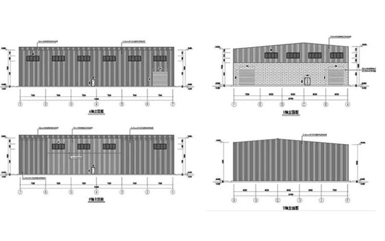 Canada Steel Structure Plant Design Drawing