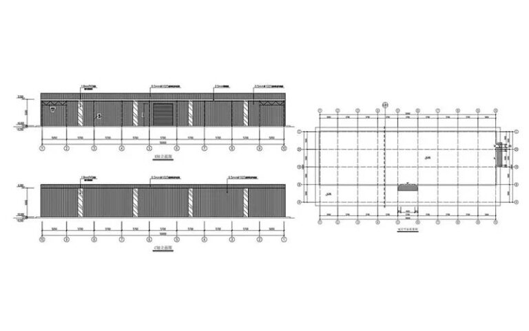 Design Drawing of Steel Structure Logistic Storage