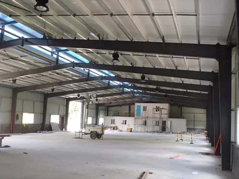 Inner View of Philippines Steel Structure Factory With Office-2
