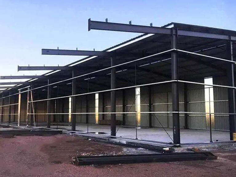 Steel structure logistic storage warehouse in Uruguay