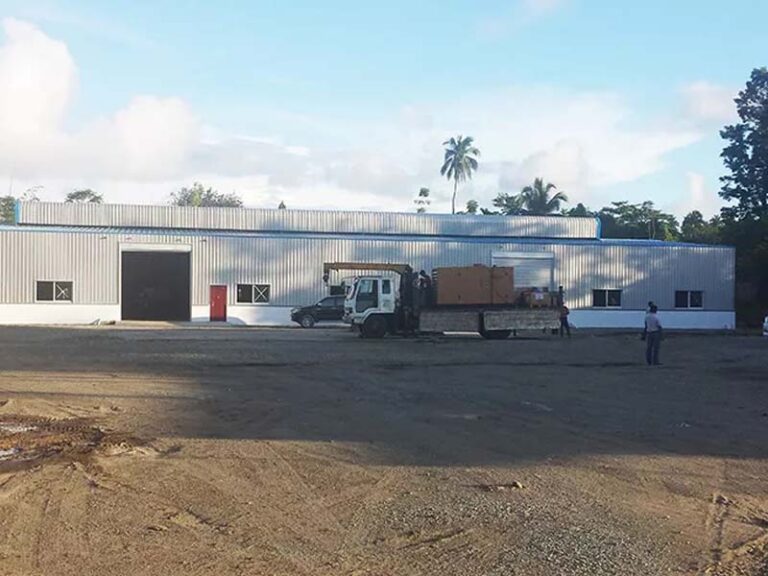 Philippines Steel Structure Factory With Office-2